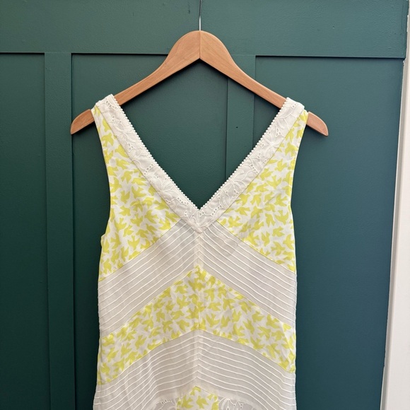 ANTHROPOLOGIE LEIFNOTES Yellow Bird Midi Dress - Picture 10 of 14